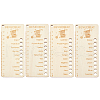 4Pcs Wood Thread Winding Boards AJEW-WH0534-51C-1