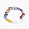 Natural Gemstone Stretch Bracelets G-S299-68-3