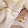 Brass Micro Pave Cubic Zirconia Silder Bracelets for Women BJEW-C070-01B-G-1