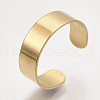 304 Stainless Steel Cuff Rings STAS-T045-22A-G-3