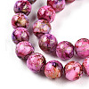 Baking Painted Glass Beads Strands X1-DGLA-N003-10mm-B03-4