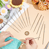 Unicraftale 14Pcs 14 Style Iron Thin Knitting Needles AJEW-UN0001-60-2