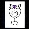 Natural Amethyst Heart Display Decorations PW-WG5A099-06-1