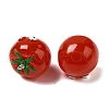 Cartoon Opaque Resin Vegetable Pendants CRES-B018-04-2