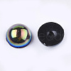 ABS Plastic Imitation Pearl Cabochons OACR-S025-8mm-13-2