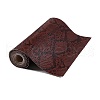 Snakeskin Pattern PU Leather Fabric DIY-XCP0002-54C-2