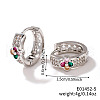 Exquisite Colorful Flower Earrings with Delicate Rhinestones and Elegant Design HE6787-5-1