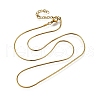 1.2MM 304 Stainless Steel Snake Chain Necklaces for Women Men STAS-V011-04B-G-4