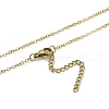 Vacuum Plating 304 & 201 Stainless Steel Cubic Zirconia Jewelry Sets SJEW-F146-02G-02-3