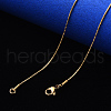 Vacuum Plating 304 Stainless Steel Coreana Chain Necklace NJEW-S420-005D-G-4
