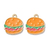 Alloy Enamel Pendants ENAM-O001-11V-G-1