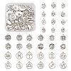 3 Sets 3 Styles Tibetan Style Alloy Pendants TIBEP-PJ0001-04-10