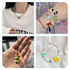 Kissitty 24Pcs 12 Style Handmade Bumpy Lampwork Beads Strands LAMP-KS0001-03-8