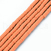 Handmade Polymer Clay Bead Strands CLAY-T002-4mm-62-1