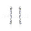 Sparkling diamond stud earrings for women WK5869-1