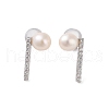 925 Sterling Silver Studs Earring EJEW-H002-02P-1