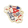 Independence Day Alloy Enamel Pandants FIND-M083-05J-G-2