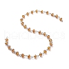 Handmade Electroplate Glass Beaded Chains AJEW-JB00528-03-2