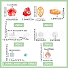 SUNNYCLUE Mixed Styles Electroplate Glass Beads EGLA-SC0001-34-2