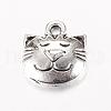 Tibetan Style Alloy Kitten Charms TIBE-T003-067AS-FF-1
