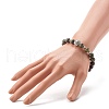 Natural & Synthetic Gemstone Beads Stretch Bracelst for Men Women BJEW-JB06703-5