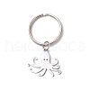Ocean Theme 304 Stainless Steel Keychains KEYC-JKC01213-03-2