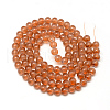 Baking Painted Glass Beads Strands X-DGLA-Q023-6mm-DB22-2
