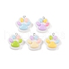 Opaque Resin Pendants MACR-P043-P01-1