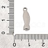 304 Stainless Steel Pendants STAS-H477-02B-P-3