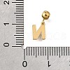 304 Stainless Steel Rhinstone Pendant STAS-H202-50G-N-3