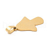 Ion Plating(IP) 304 Stainless Steel Pendants STAS-A086-05G-2