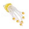 Glass Seed Beaded Jellyfish Pendants PALLOY-MZ00660-01-3
