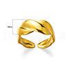 Simple Style 304 Stainless Steel Cuff Rings FS-WG1C3D0-03-3