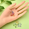 360Pcs 8 Colors Transparent Spray Painted Glass Beads Strands GLAA-YW0001-48-6