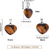 SUPERFINDINGS 12Pcs 12 Style Natural & Synthetic Gemstone Pendants G-FH0001-22-5