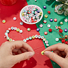 SOFPLATE Christmas Theme 300Pcs Handmade Polymer Clay Beads CLAY-SP0001-01B-3