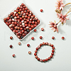 200Pcs Natural Red Jasper Bead G-CJ0001-59-5