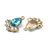 Glass Rhinestone Pendants FIND-TAC0017-07LG-02-2