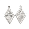 Non-Tarnish 304 Stainless Steel Pendants STAS-L020-038P-1