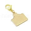 Valentine's Day Envelope Heart Alloy Enamel Pendant Decorations HJEW-JM02897-5