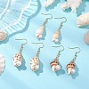 3 Pair 304 Stainless Steel Dangle Earrings for Women Men EJEW-JE06275-1