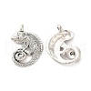 Tibetan Style Alloy Pendants TIBE-B001-21AS-1
