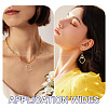 Alloy Open Back Bezel Pendants PALLOY-TA0001-72G-20