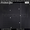 Polyester Birdcage Bridal Veil Netting with Chenille Dot AJEW-WH0471-103C-01-2