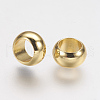 Brass European Beads KK-F730-02G-2