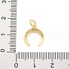 Brass Micro Pave Cubic Zirconia Pendants KK-D325-44G-3