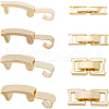 SUNNYCLUE 24Pcs 8 Styles Eco-Friendly Brass Watch Band Clasps KK-SC0004-13-1