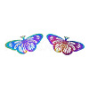 Ion Plating(IP) 201 Stainless Steel Filigree Pendants X1-STAS-S118-102-2