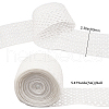 Gorgecraft 5M Flat White Color Polyester Wave Elastic Cord OCOR-GF0003-85B-2
