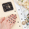  300Pcs 2-Hole Glass Seed Beads SEED-NB0002-12-3
